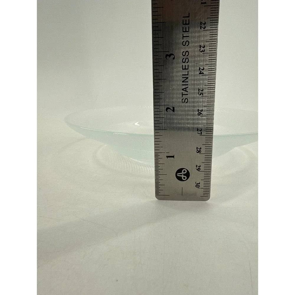 Spiegelau Clear Glass Textured Honeycomb Pattern Salad‎ Dessert Plate 7.5 Inch